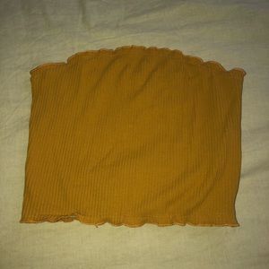 Yellow tube top